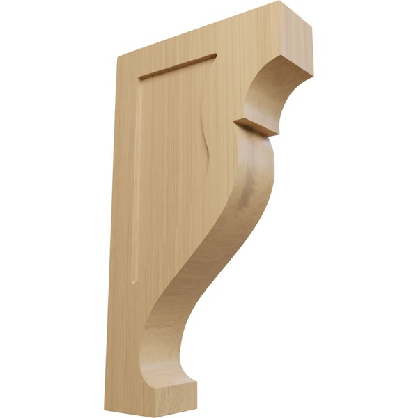 Ekena Millwork 3 1/8"W x 10"D x 18"H Extra Large Rockport Wood Corbel, Cherry CORW03X10X18RKCH - main